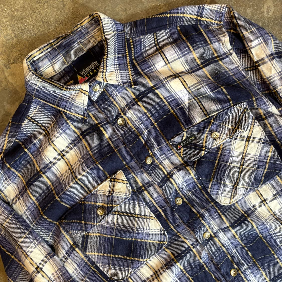 올드 랭글러 헤비코튼 체크셔츠 상품이미지4