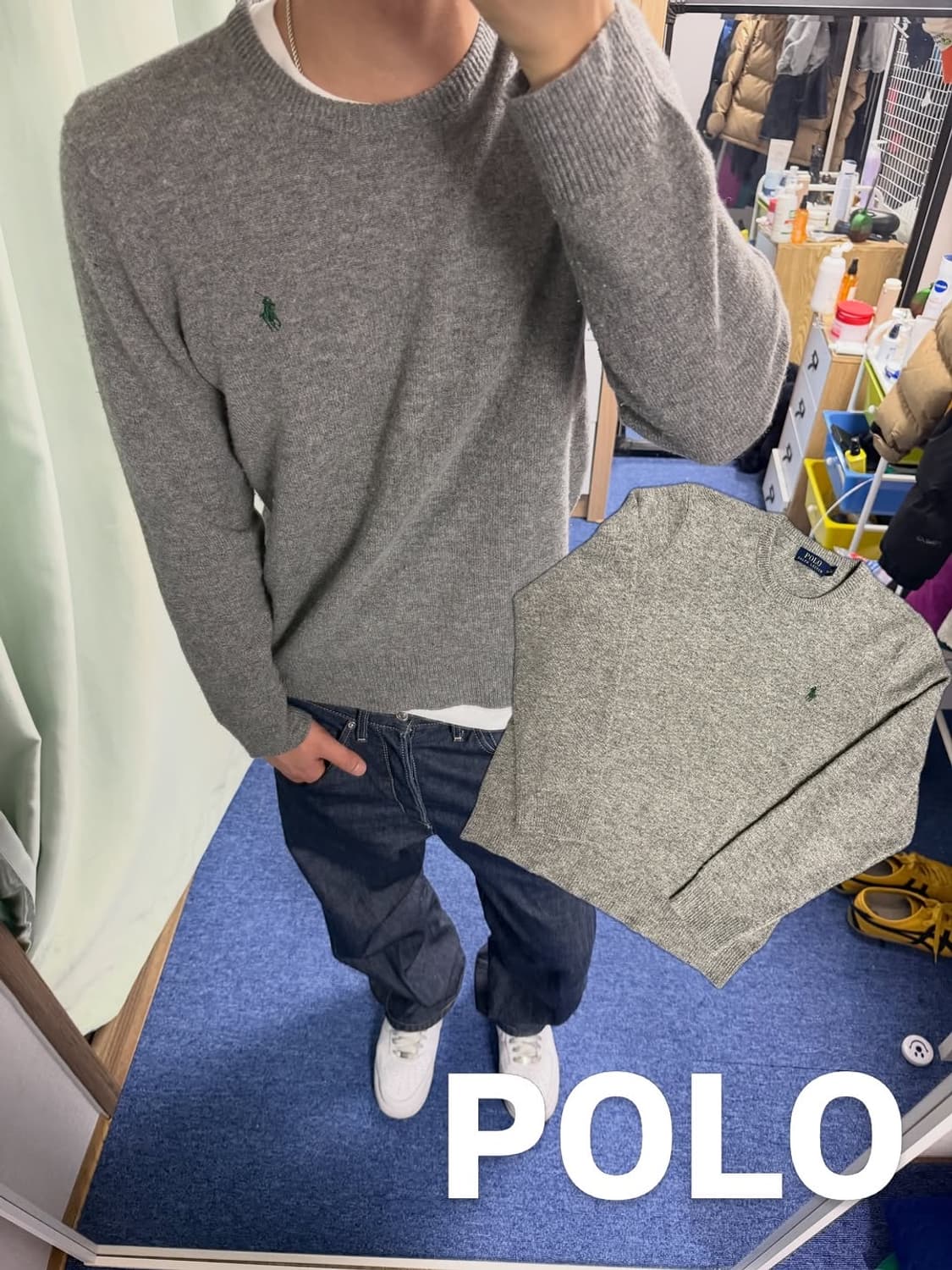 폴로 울 니트 상품이미지1