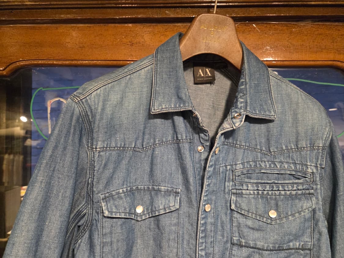 아르마니 익스체인지 데님셔츠 상품이미지2
