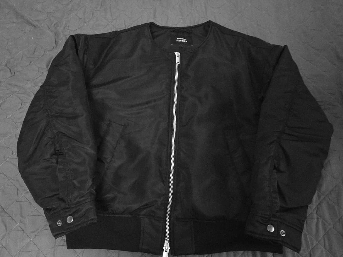 무신사스탠다드 카라리스 오버 ma-1 자켓 상품이미지2