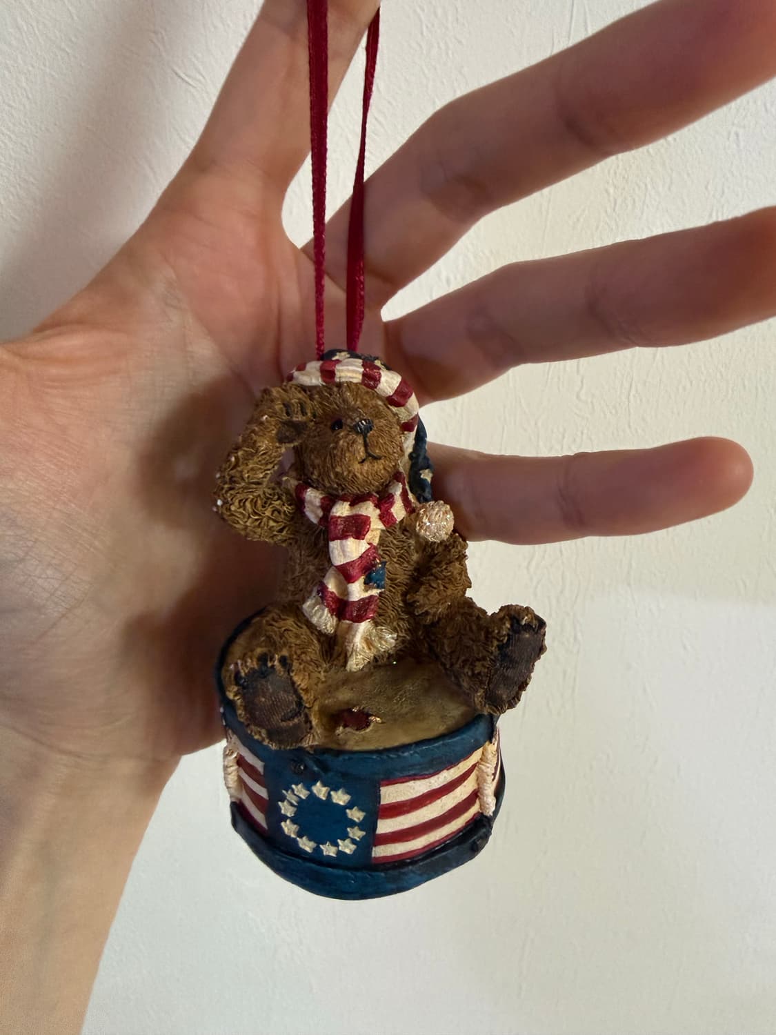 보이즈베어 빈티지 곰돌이 인형 장식 - 미국 국기 디자인 빈티지  상품이미지1