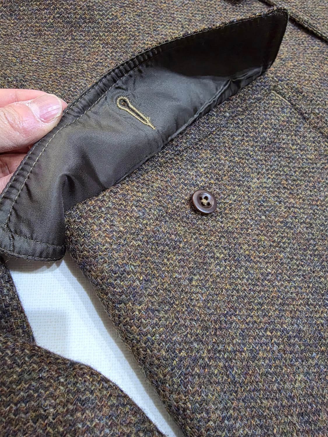 RRL unconstructed 울 스포츠 자켓 판매나 교환 상품이미지5