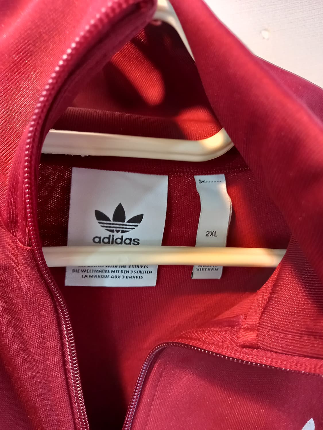 아디다스 베켄바우어 버건디 트랙탑 저지 져지집업 105 상품이미지4