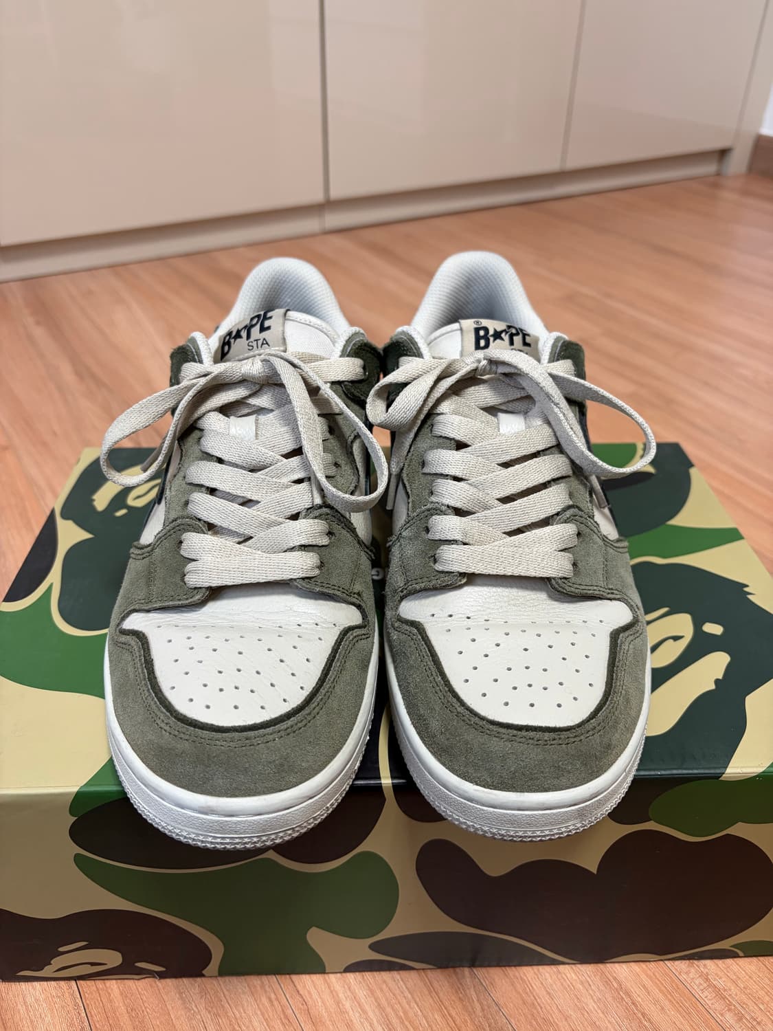 [280] 베이프 SK8 스타 올리브 상품이미지3