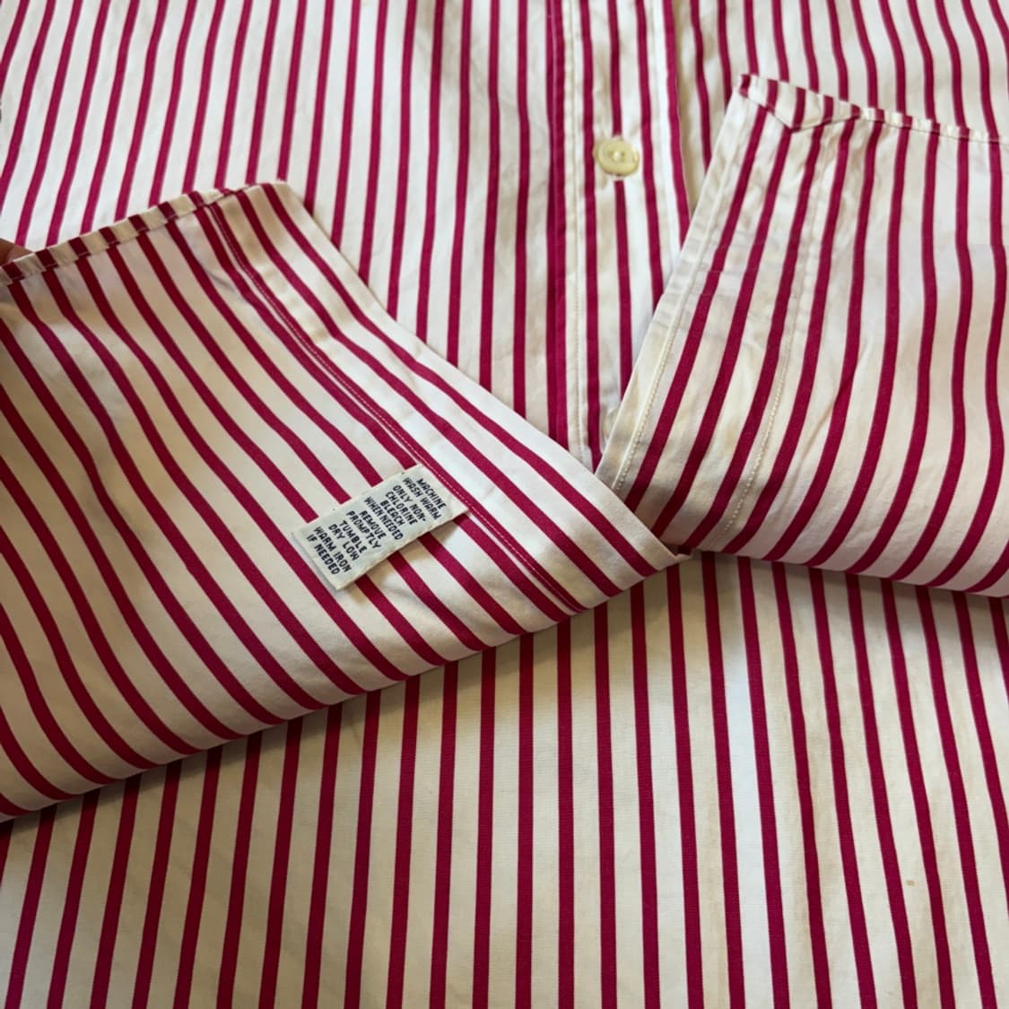 폴로 정품 레드 클래식포니 포플린 스트라이프 셔츠 상품이미지6