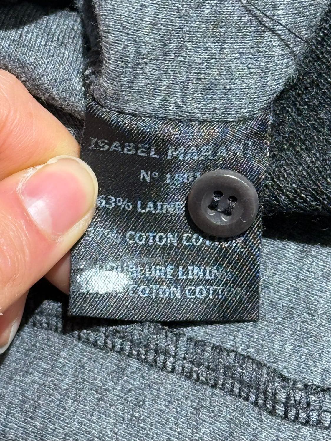 이자벨마랑 차콜 레인 울 포켓 미디 드레스 상품이미지8