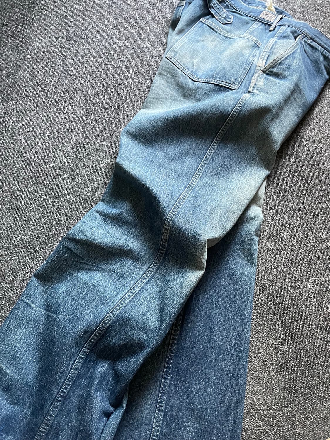 올드 피그벨 데님 밀트라우저 (실사이즈30-31) 상품이미지1