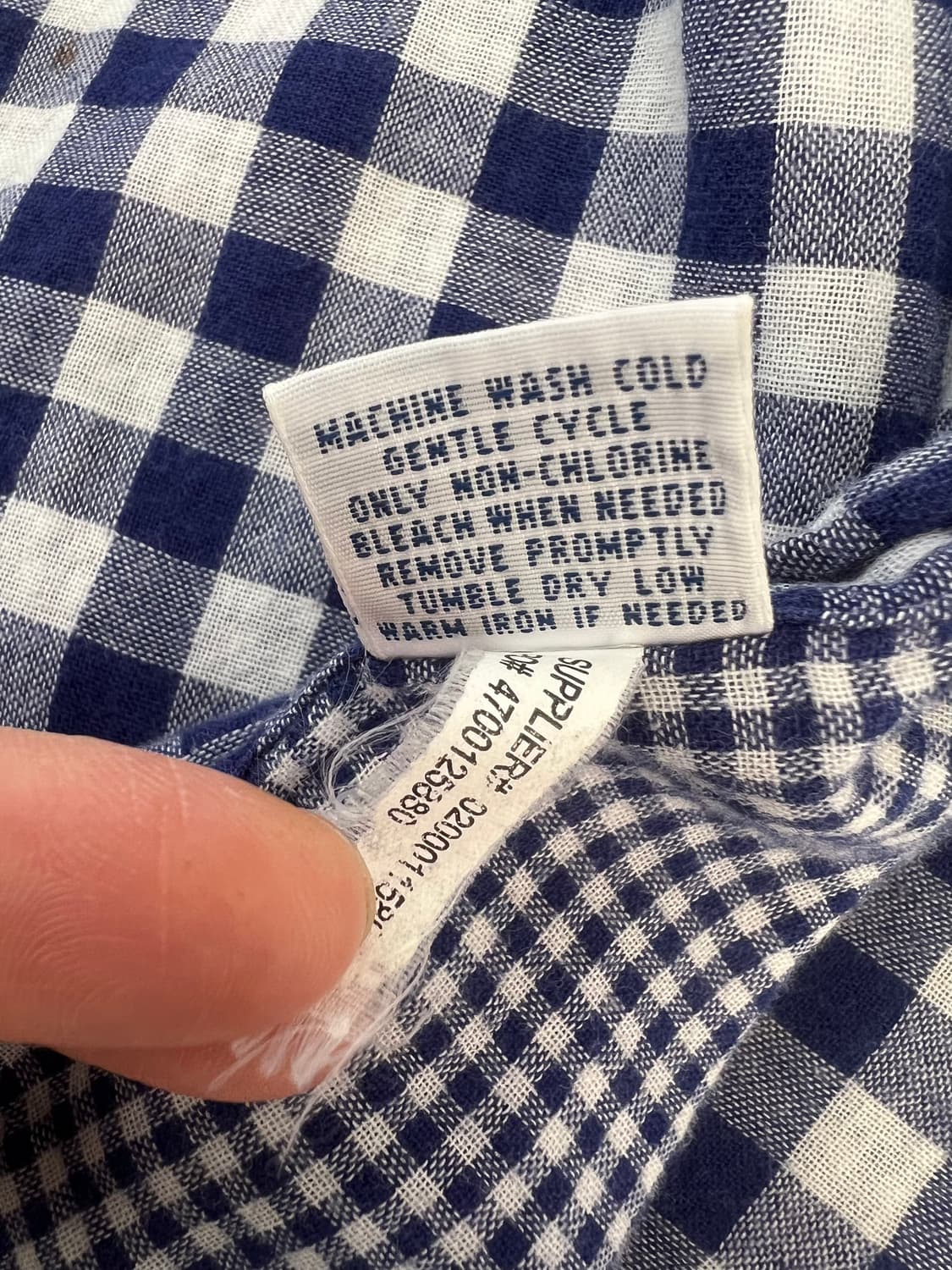 폴로랄프로렌 네이비체크 코튼긴팔셔츠 상품이미지6