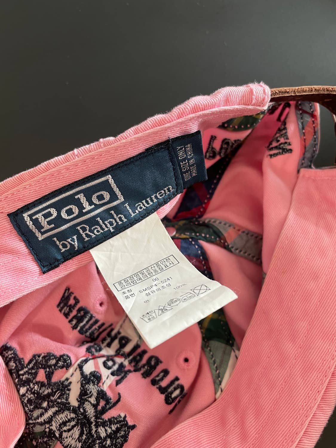 폴로랄프로렌 빅포니 블리커 핑크 볼캡 상품이미지8