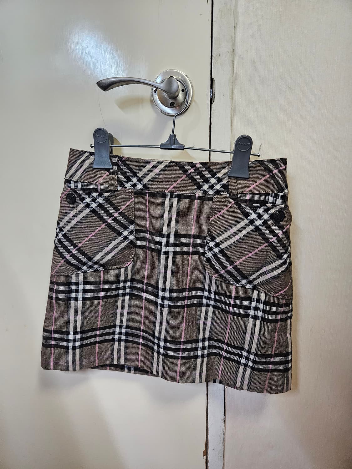 정품) 버버리 Burberry 명품 노바 체크 스커트 상품이미지1