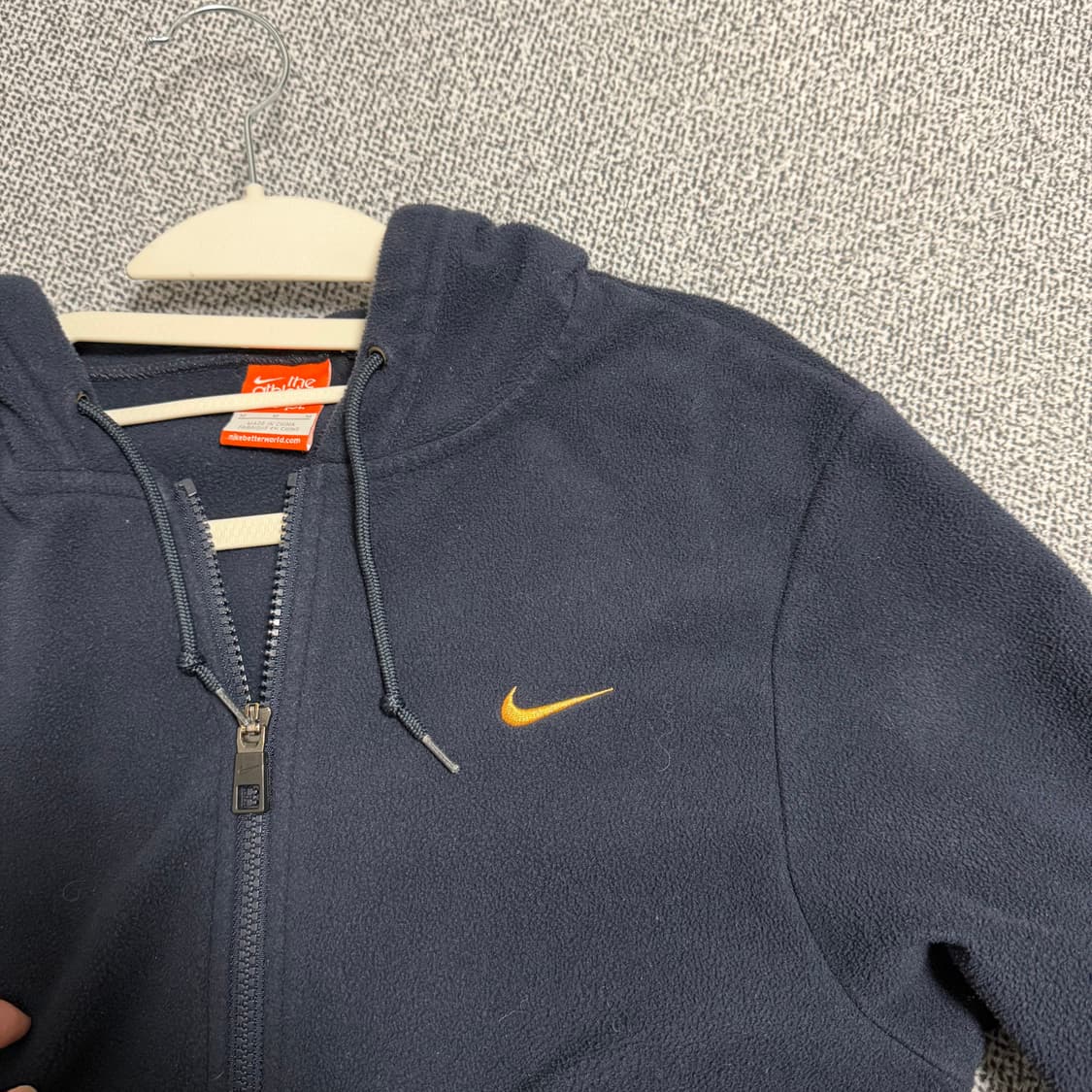 나이키 후드집업 후리스 네이비 M 상품이미지3