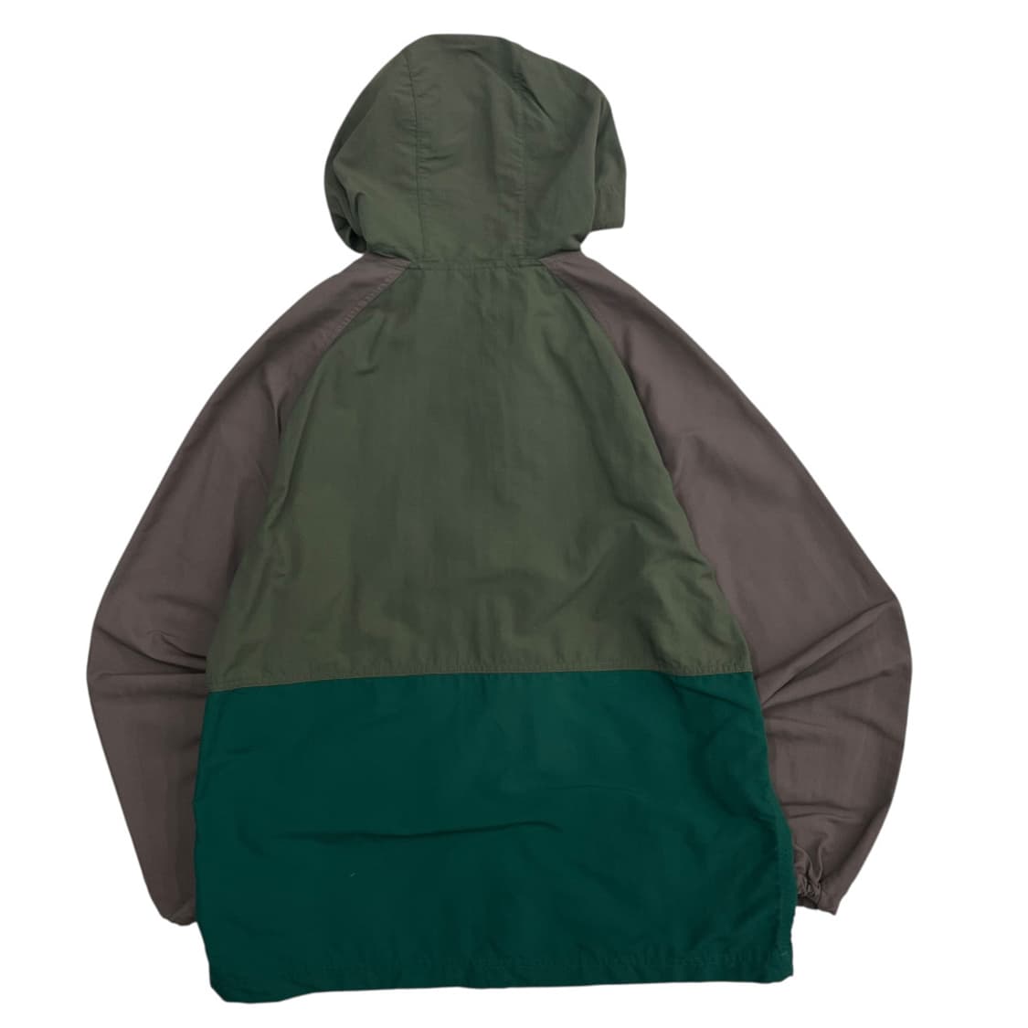 엘엘빈 브라운배색 카키 바람막이 M 상품이미지4