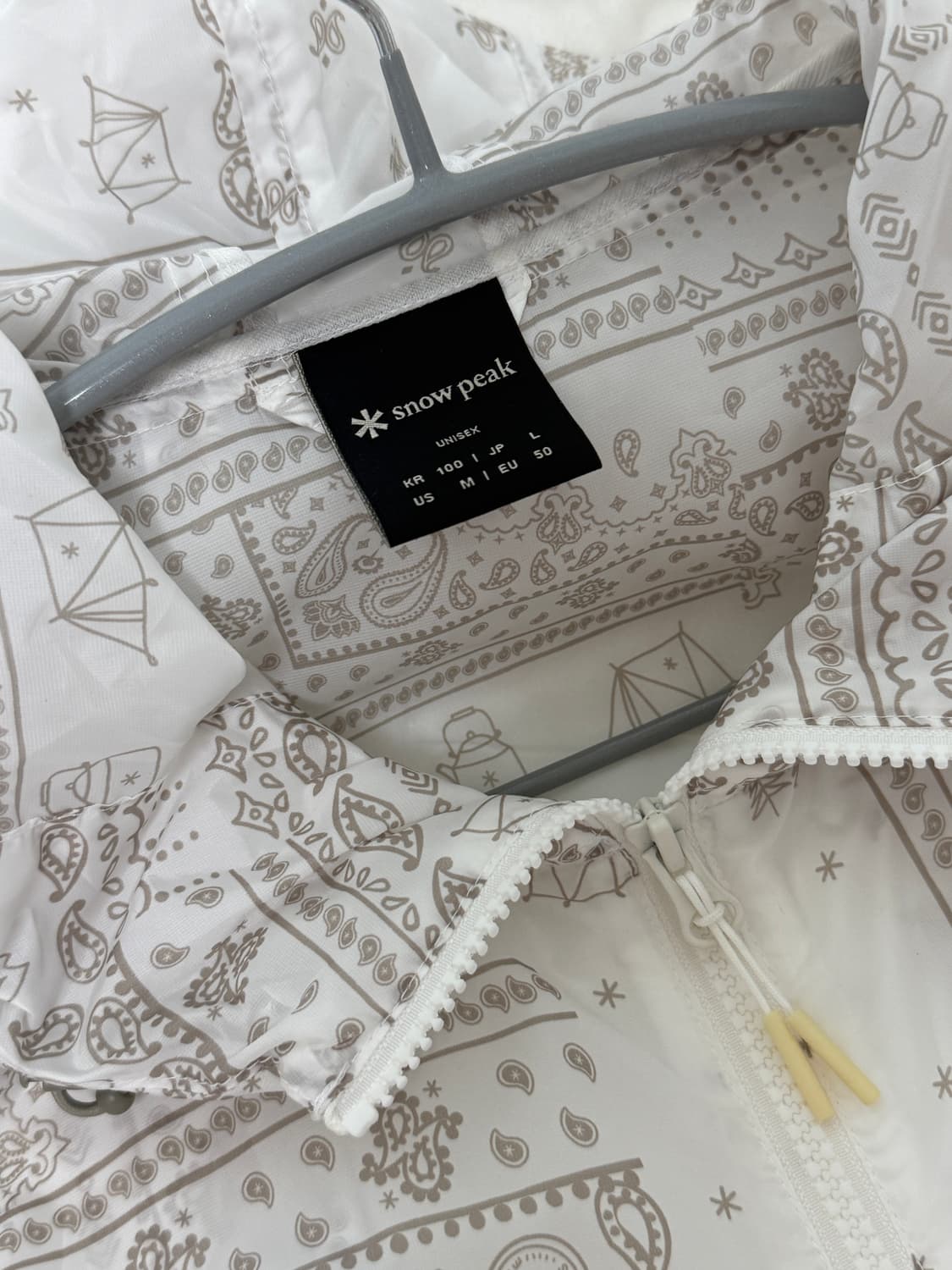 스노우피크 피코 페이즐리 초경량 바람막이 상품이미지2