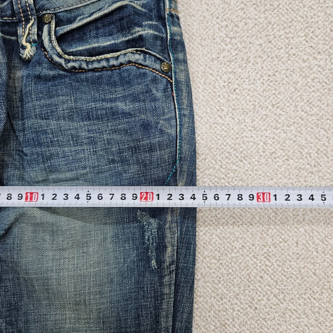 [27] 쉐인진스 빈티지 워싱 데님 팬츠 1203JM1 상품이미지6