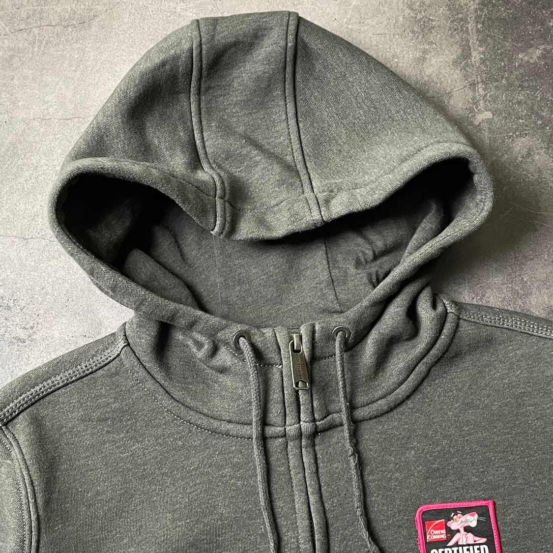 CARHARTT 칼하트 빈티지 그레이 기모 코튼 후드집업 A00462 상품이미지2