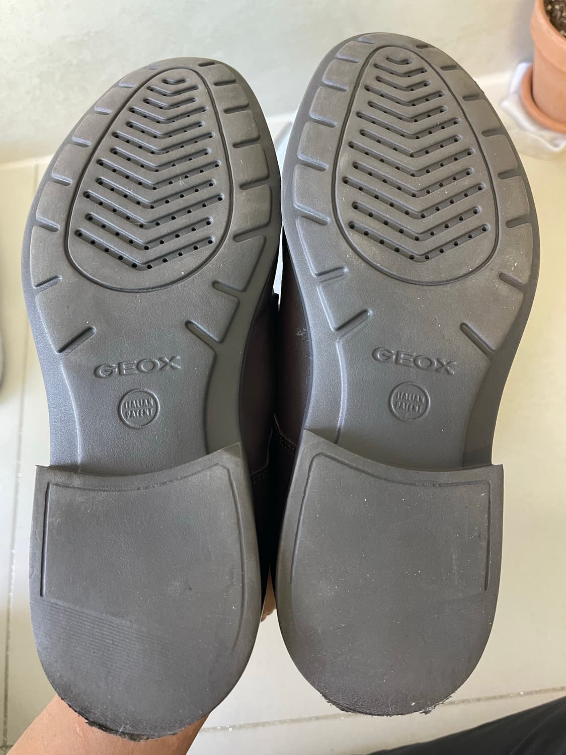 제옥스(GEOX) 힐스톤 와이드 정장화 U825DA 브라운 41(265) 상품이미지7