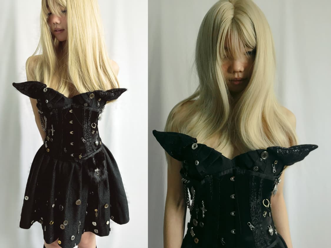 Custom)Cat-Ear/fur mouse tube onepiece 상품이미지1