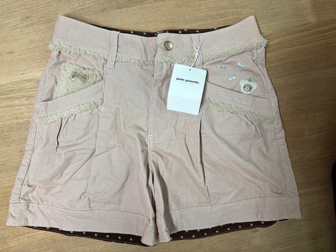 라떼갸루 폼포넷 인디핑크 반바지 상품이미지4