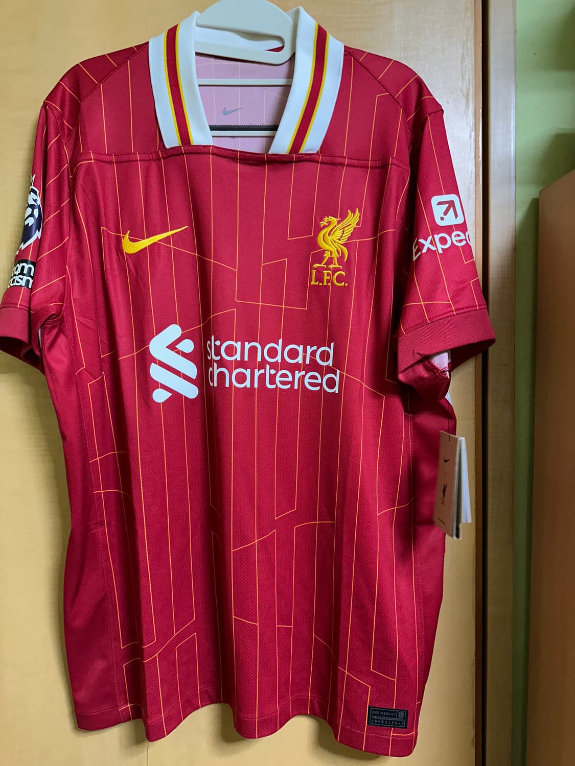 새상품)24-25 리버풀 살라 레플리카 유니폼L 상품이미지1