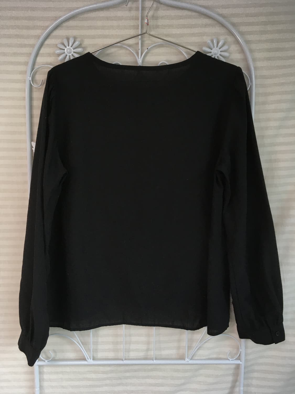 빈티지 블랙 레이스 블라우스 y2k 스트릿 갸루 펑키 일본빈티지697 상품이미지2