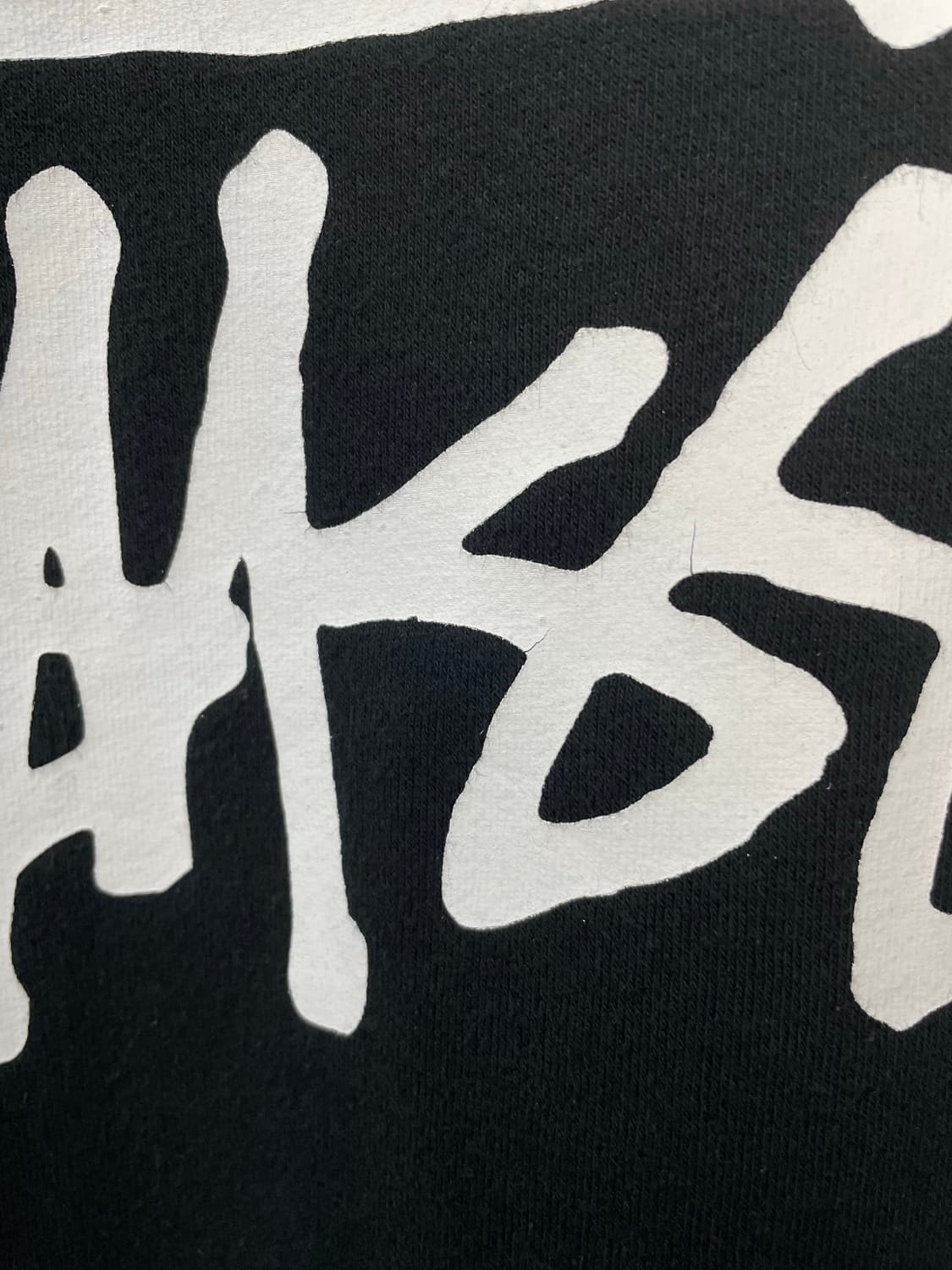 스투시 베이직로고 블랙 맨투맨 H2066 상품이미지7