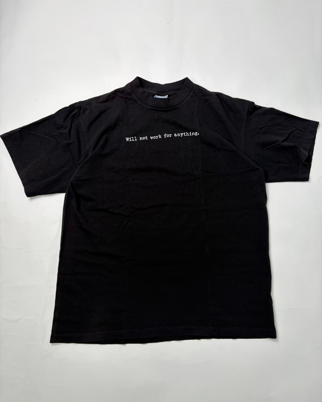 90s Will Not Work Tee (black) 상품이미지1