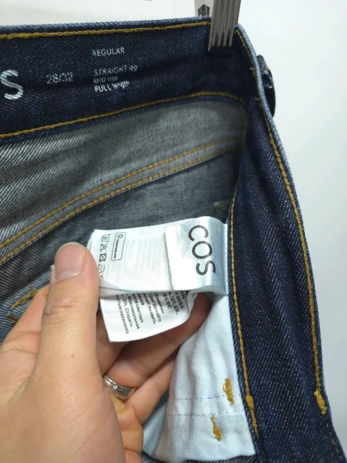 코스(COS) 다크 인디고 생지 데님 (32사이즈) 상품이미지9