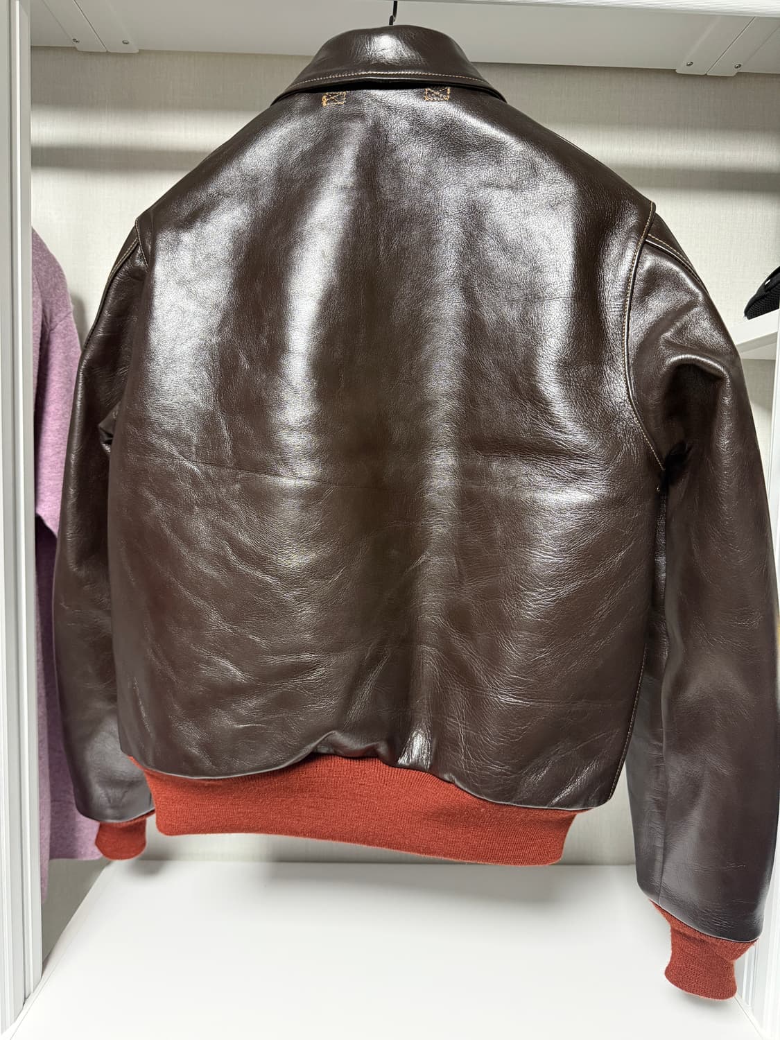 [40] 버즈릭슨 a-2 자켓 레드립 상품이미지2