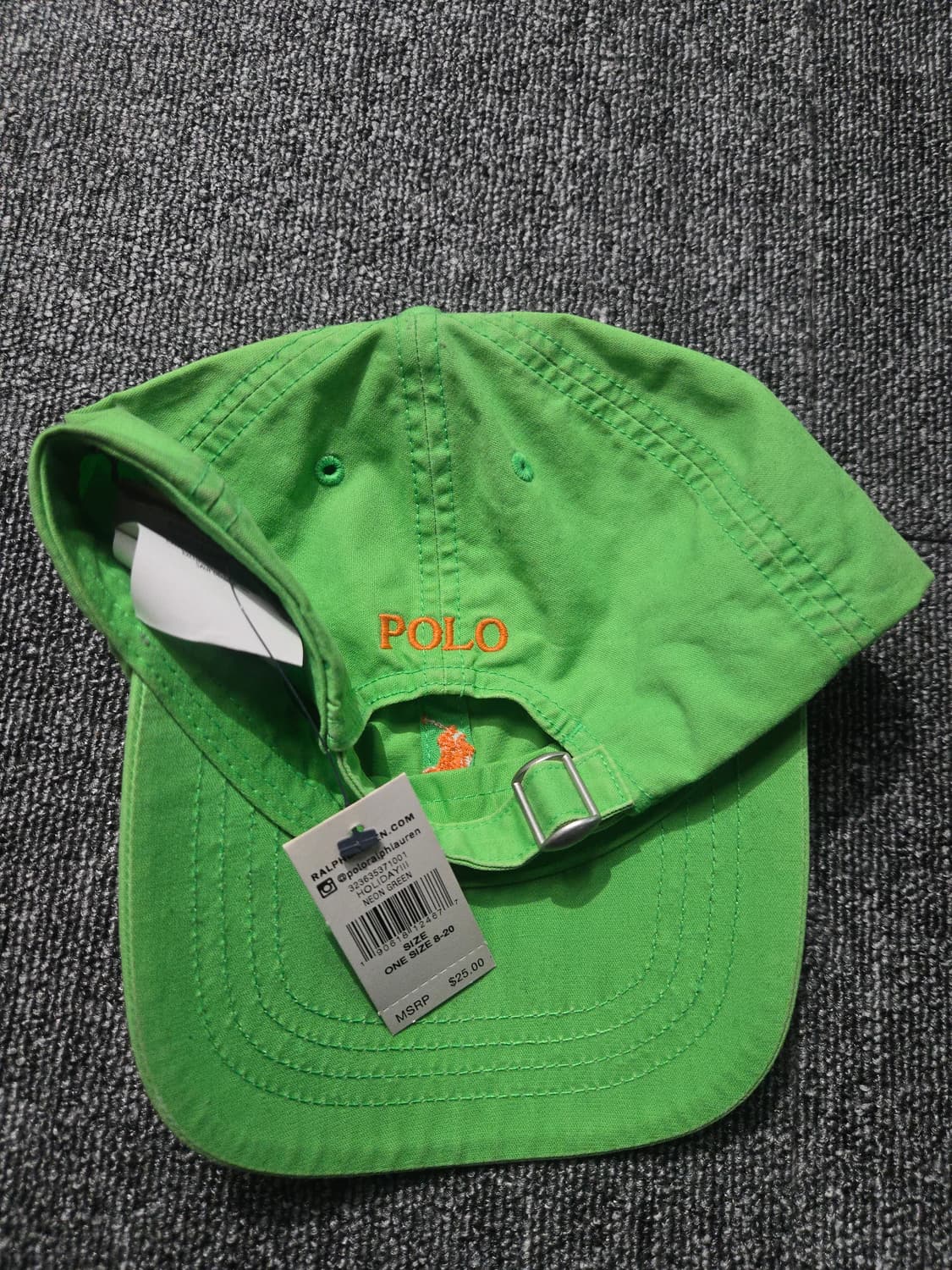 폴로 랄프로렌 초록색 볼캡 새상품 상품이미지2