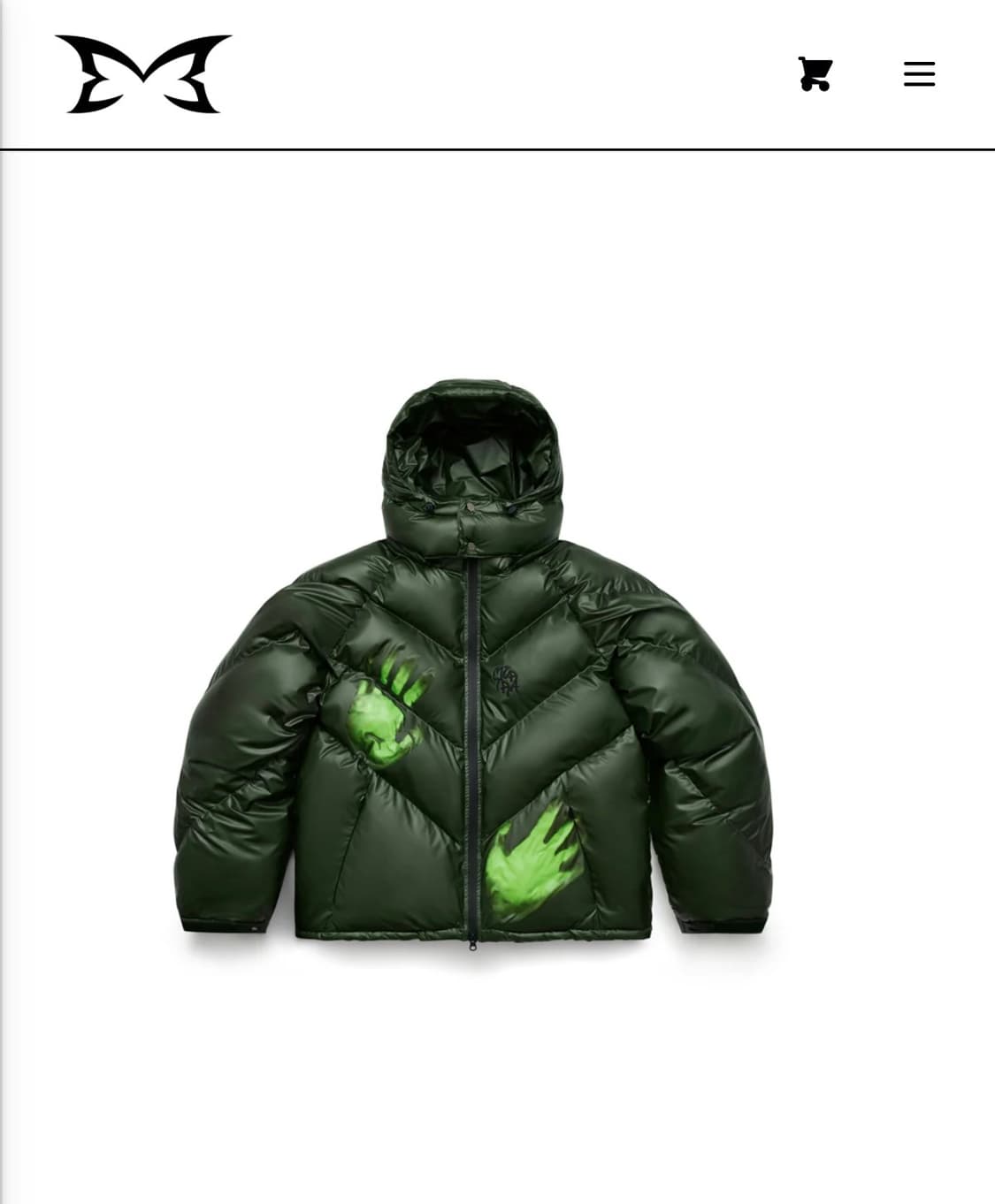 Mertra 열반응 패딩 삽니다 상품이미지1