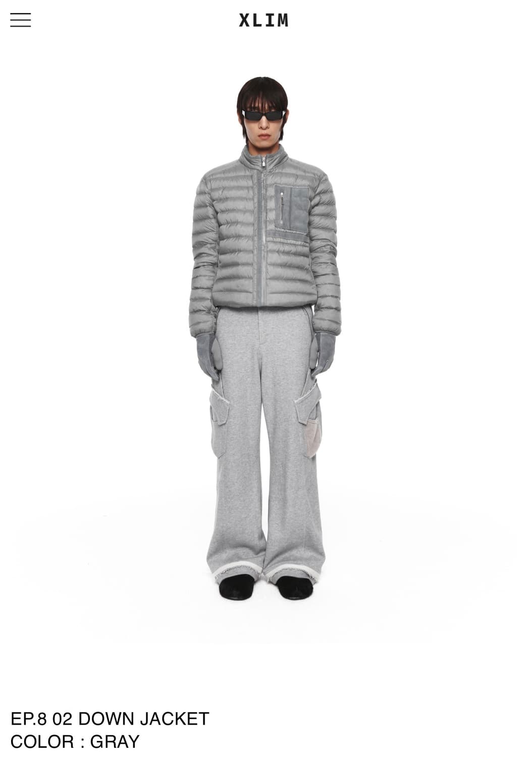 [S] EP.8 02 DOWN JACKET GRAY 새상품 판매합니다 상품이미지1