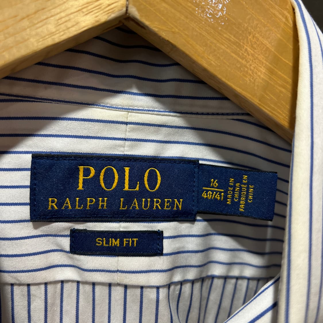 폴로 스트라이프 슬림핏 셔츠 상품이미지3