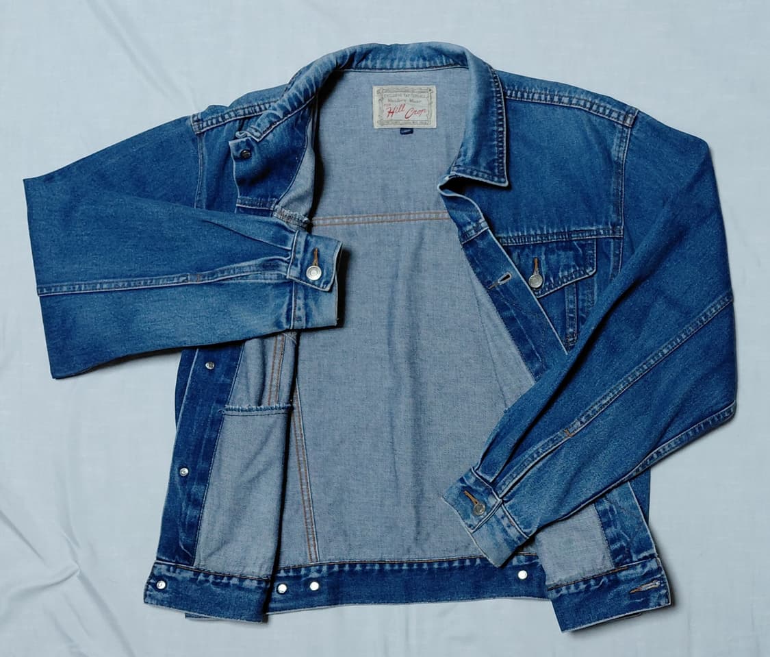 [L] Hill Crop 힐 크롭 3세대 데님 트래커 자켓 상품이미지5