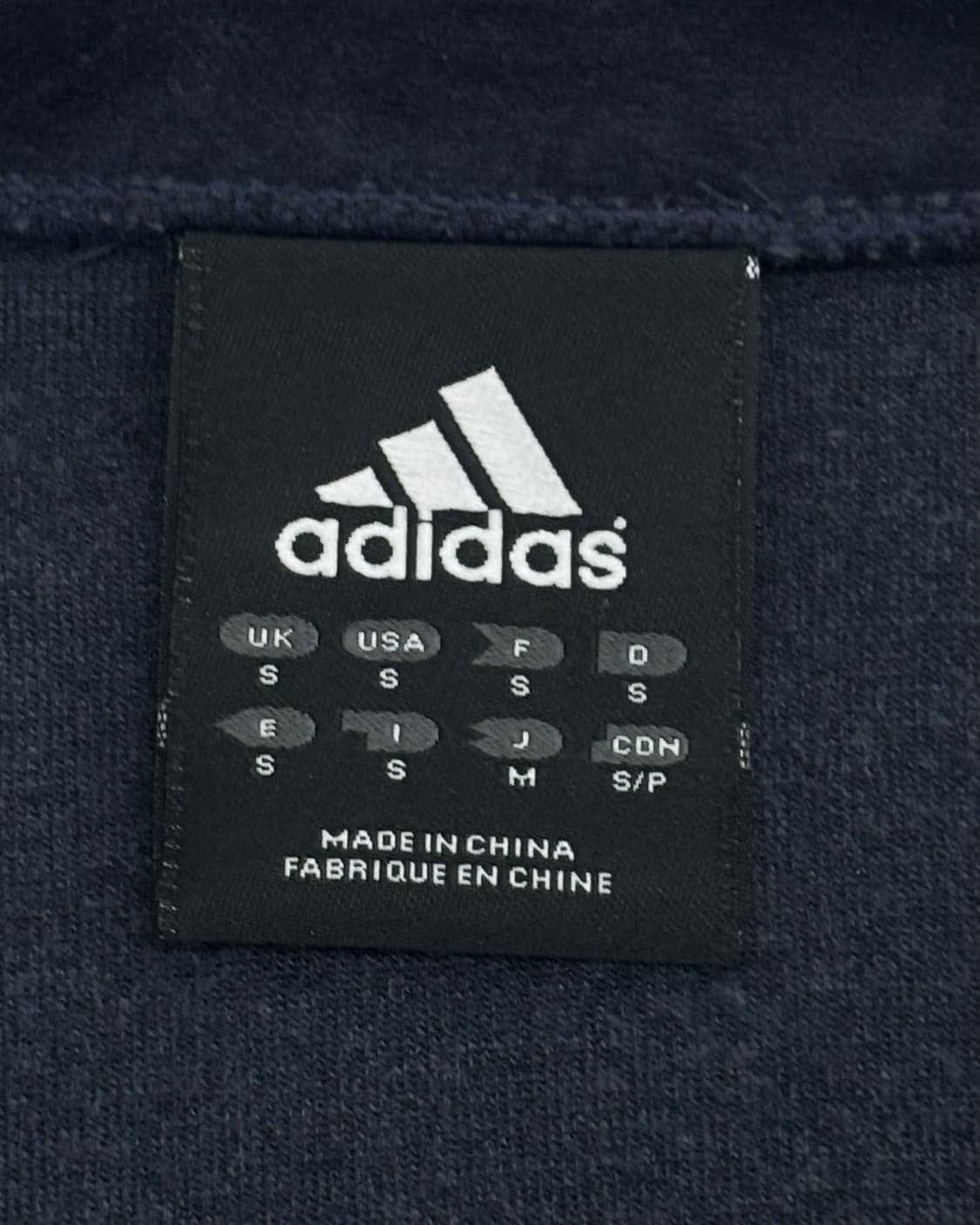Adidas 아디다스 네이비컬러 벨루어 트랙탑 상품이미지4