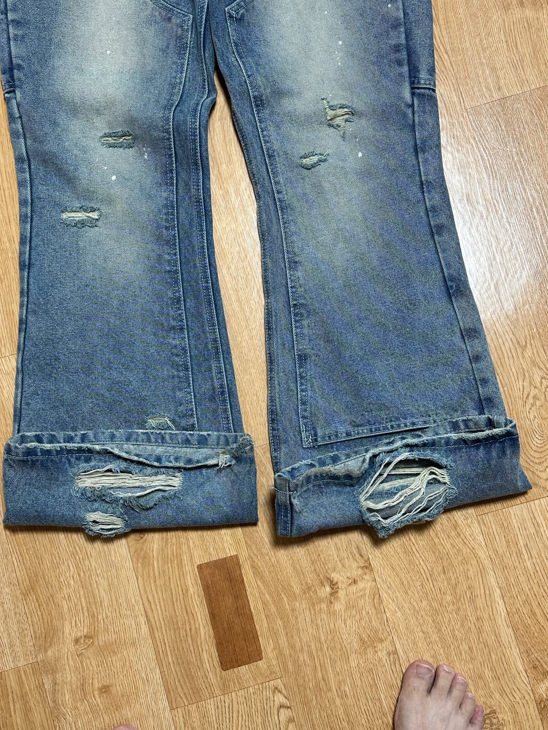 스키즘 인듀싱 부츠컷 데님 L (마지막 할인) 상품이미지5