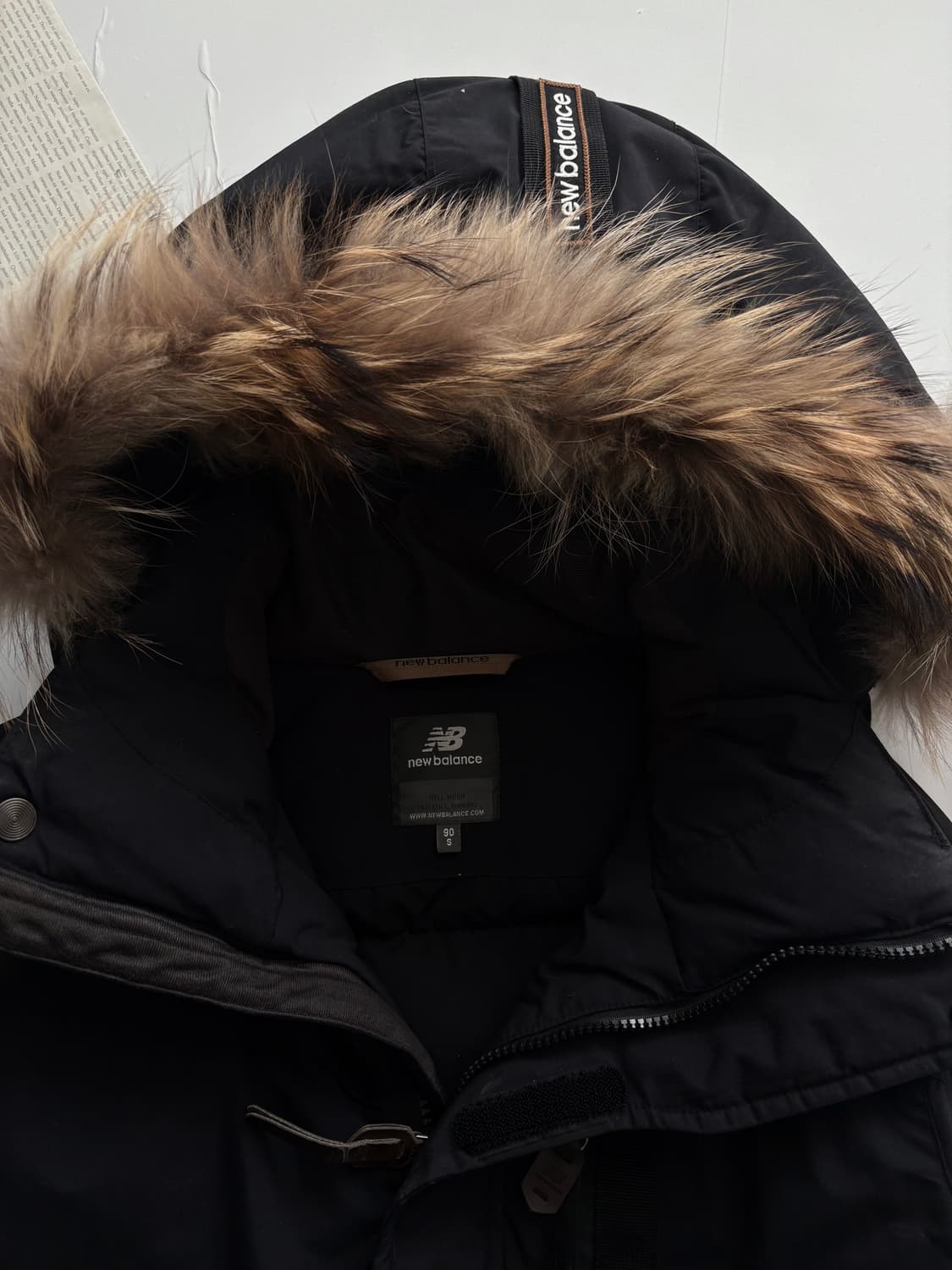 뉴발란스 덕다운 블랙 패딩 점퍼 상품이미지4