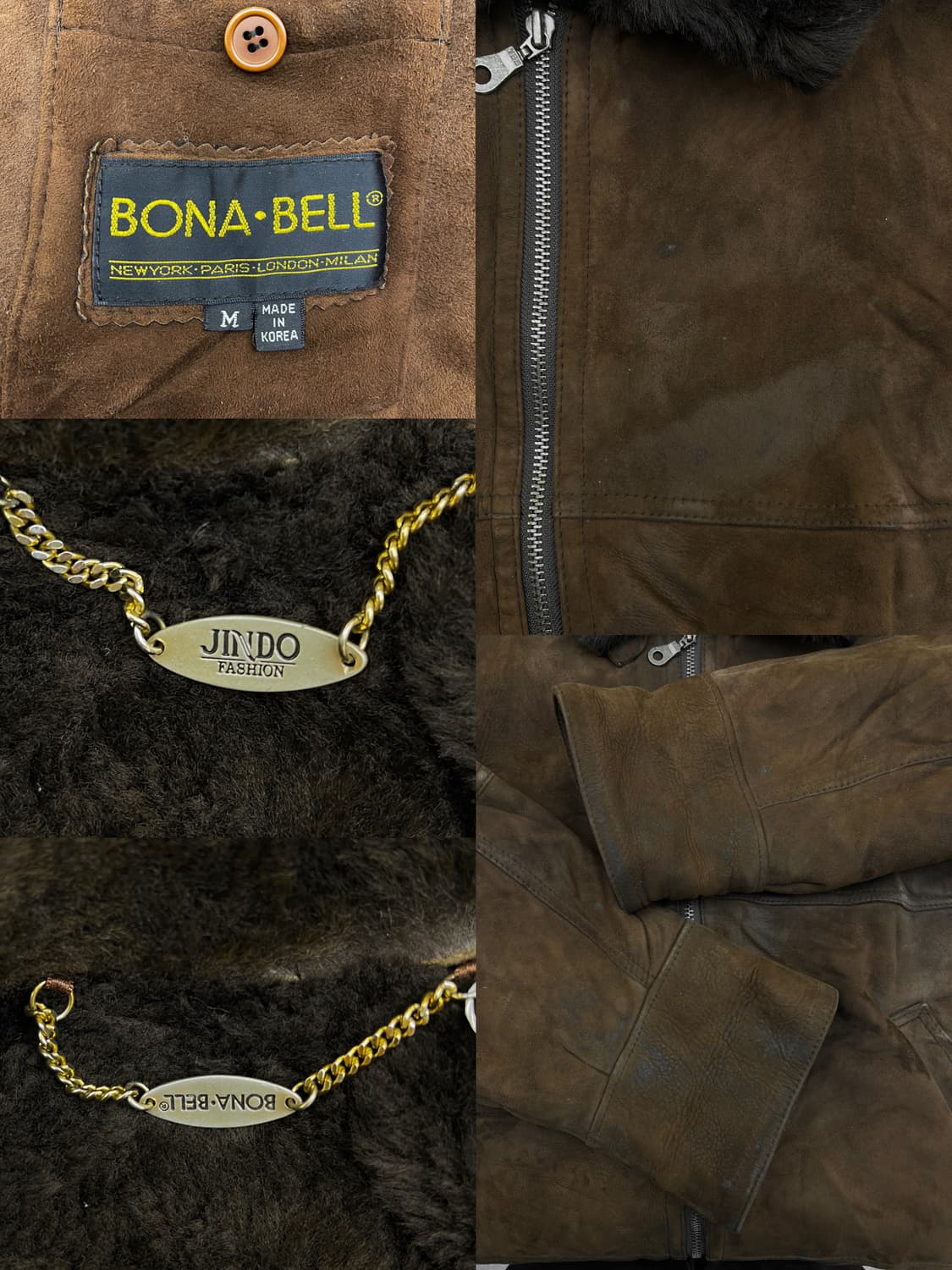 Bona Bell 90‘s 시어링 스웨이드 무스탕 상품이미지9