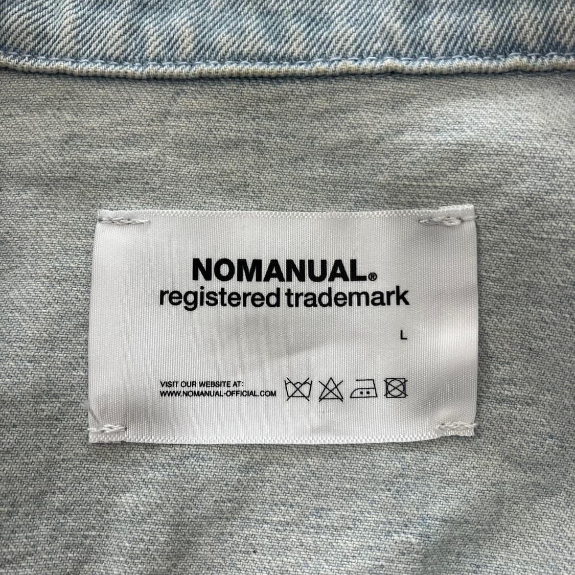 34 노매뉴얼 투웨이 데님 청자켓 상품이미지3