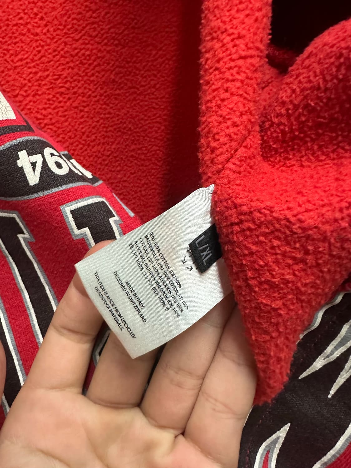 Prototypes 업사이클링 스웻 집업 상품이미지3