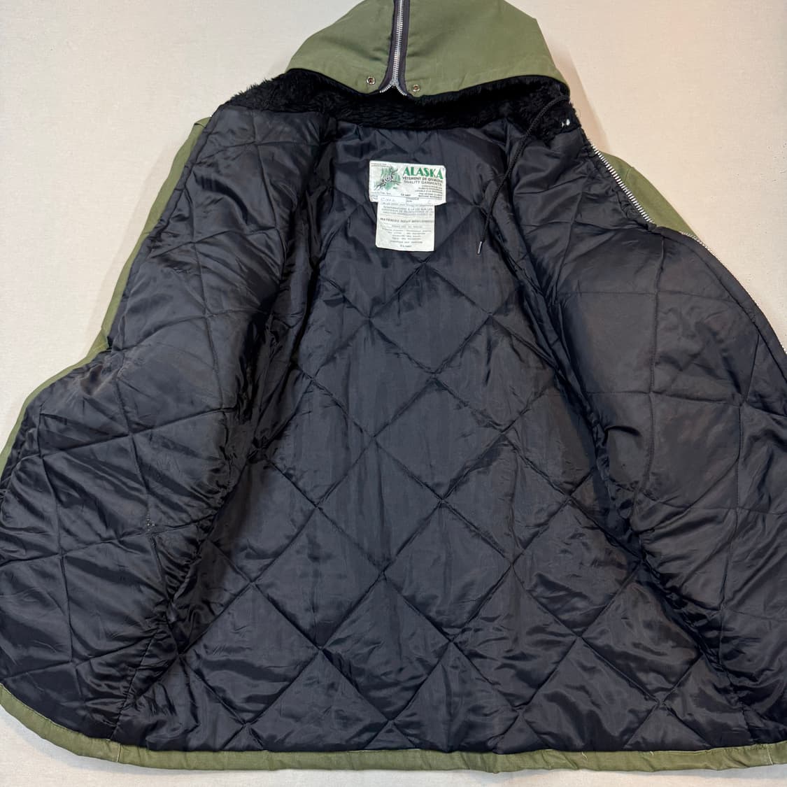 L) ALASKA 빈티지 스플릿 N2B 후드 워크 자켓 상품이미지5
