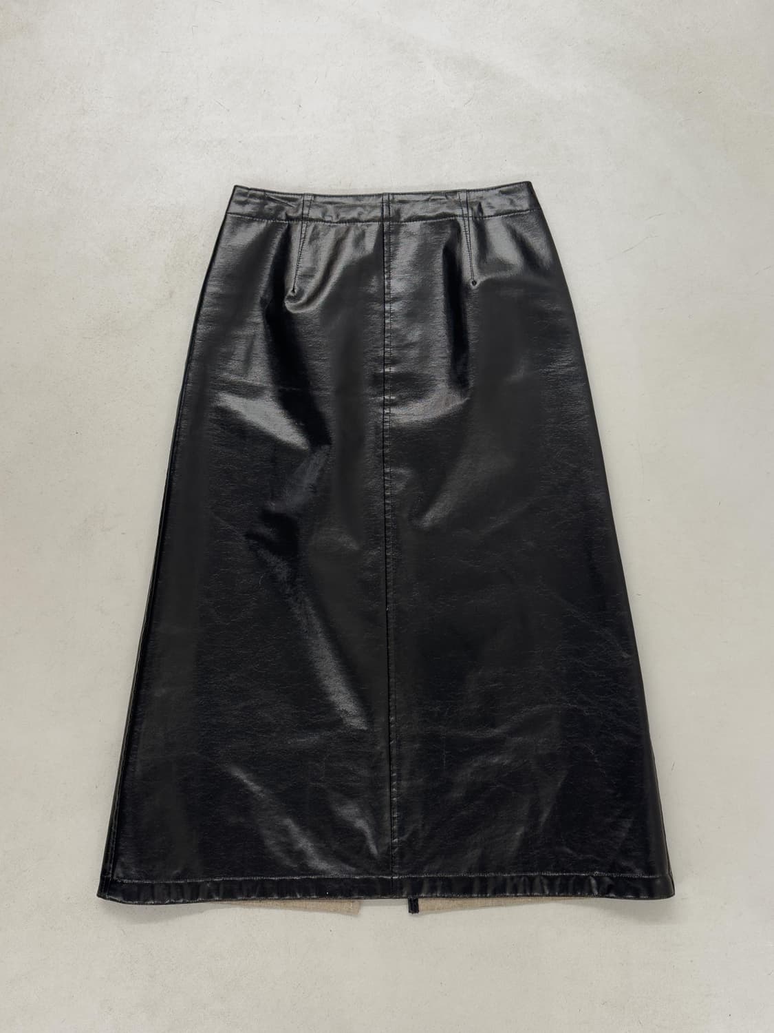 오라리 코팅 스커트 상품이미지1