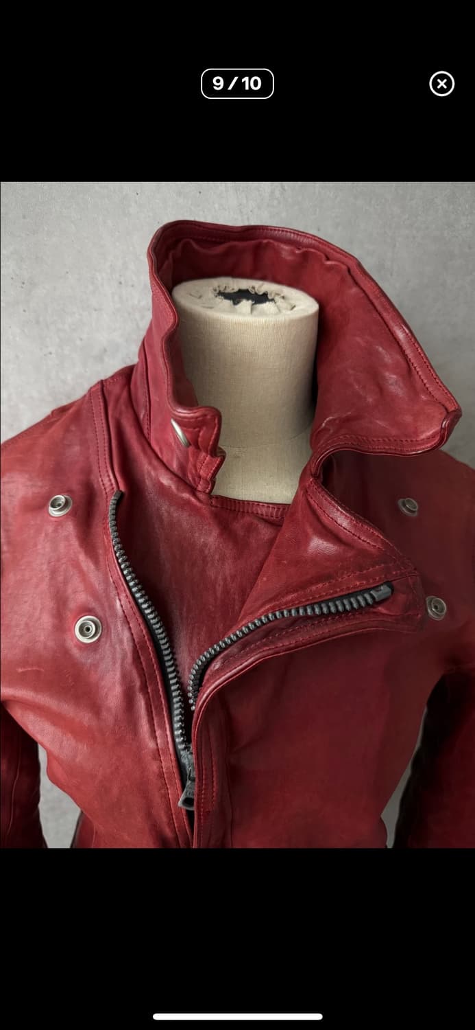Isamu katayama horse leather jacket red 상품이미지9