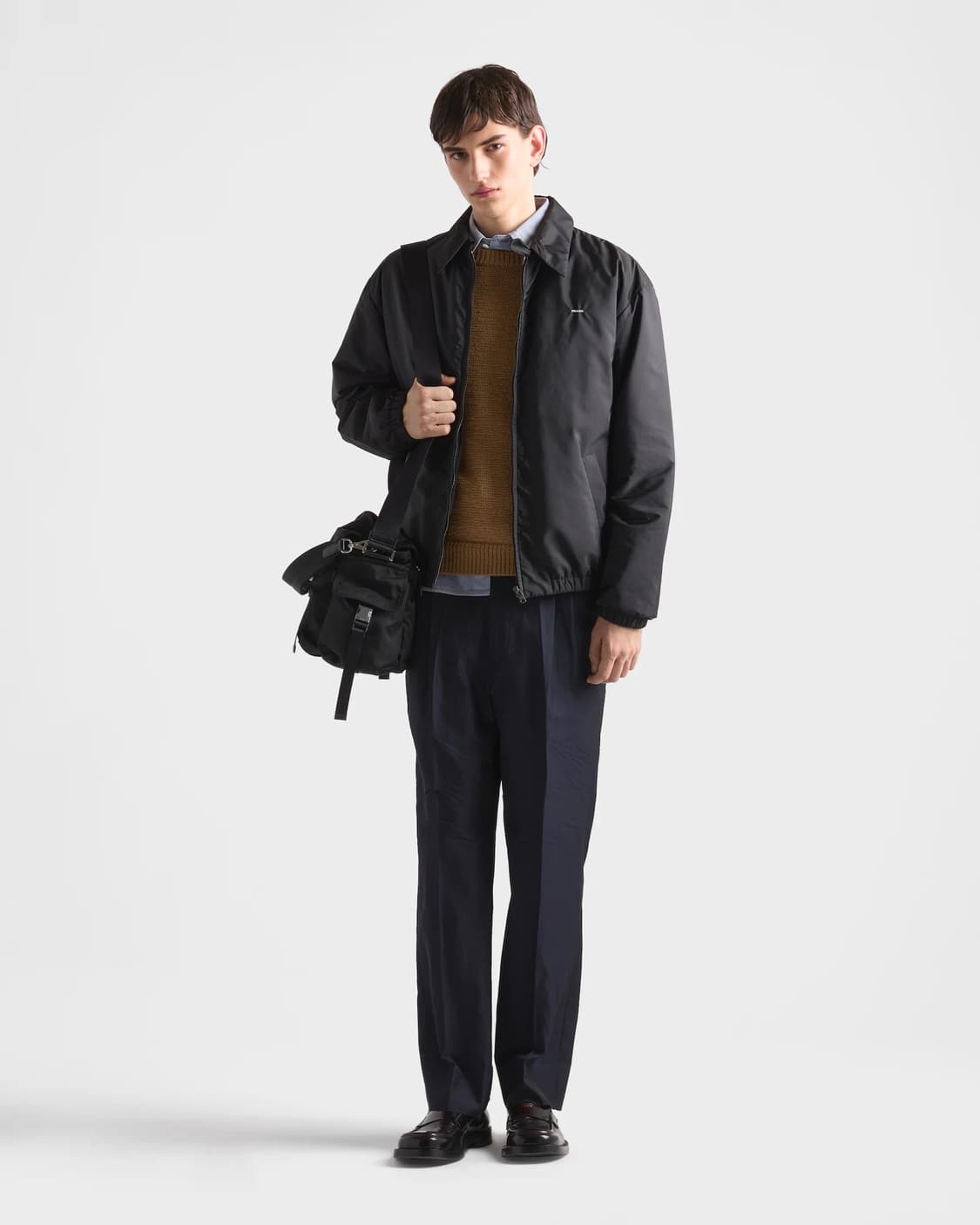 (새제품) 프라다 PRADA 리나일론 블루종 재킷 48 상품이미지2