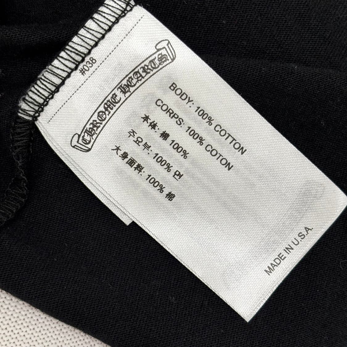 [XL]크롬하츠 넥 스트립트 롱 슬리브 상품이미지3