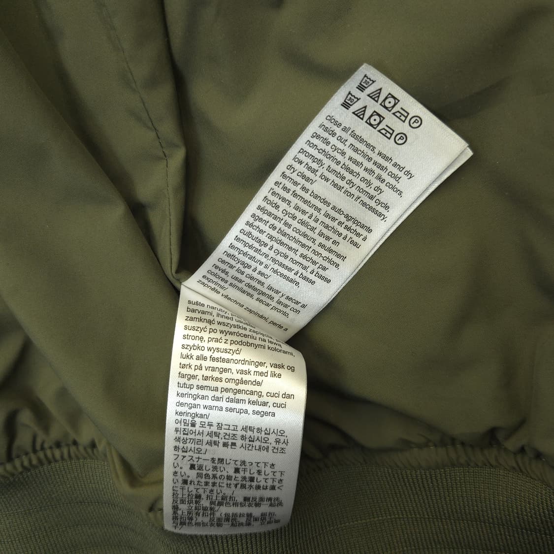 캘빈클라인 카키 봄버 자켓 xs 상품이미지7