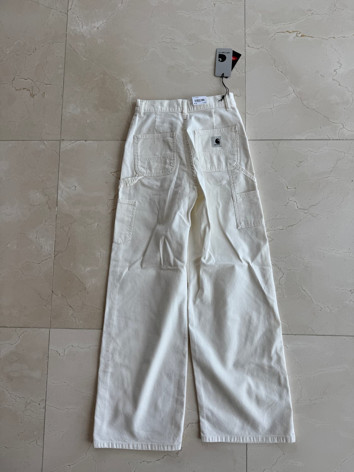 칼하트 윕 Carhartt Wip 스톤 워시드 와이드 팬츠 화이트 25  상품이미지2