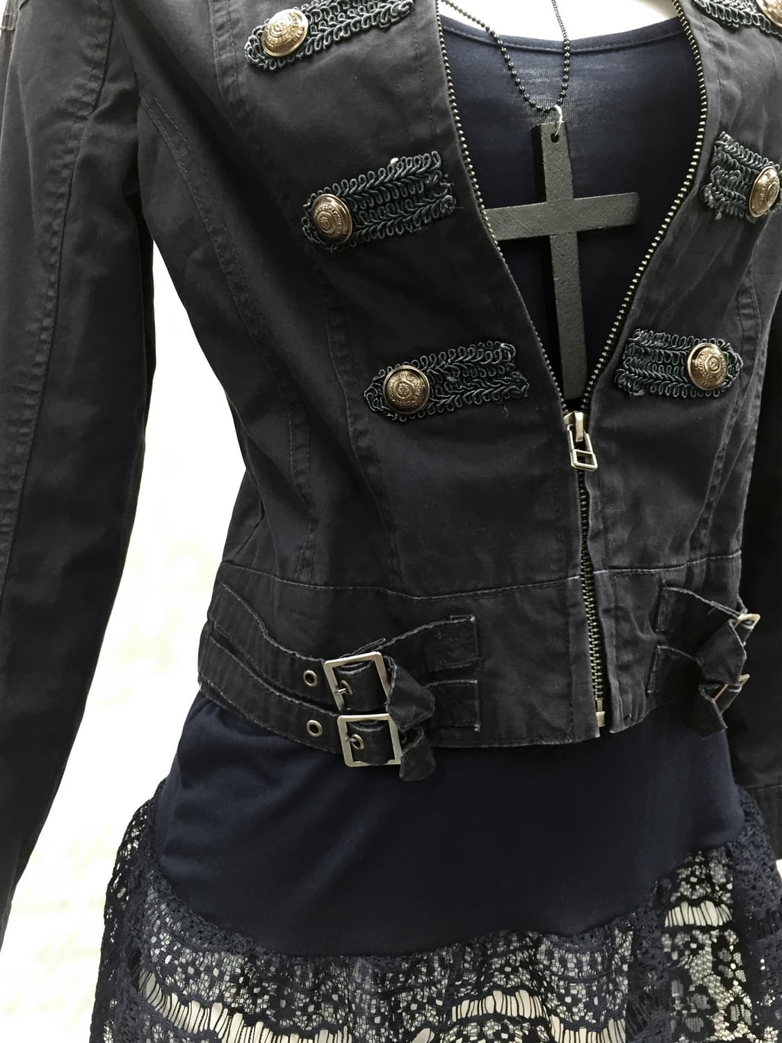 Dark Gothick Highneck Buckle Jacket 상품이미지8