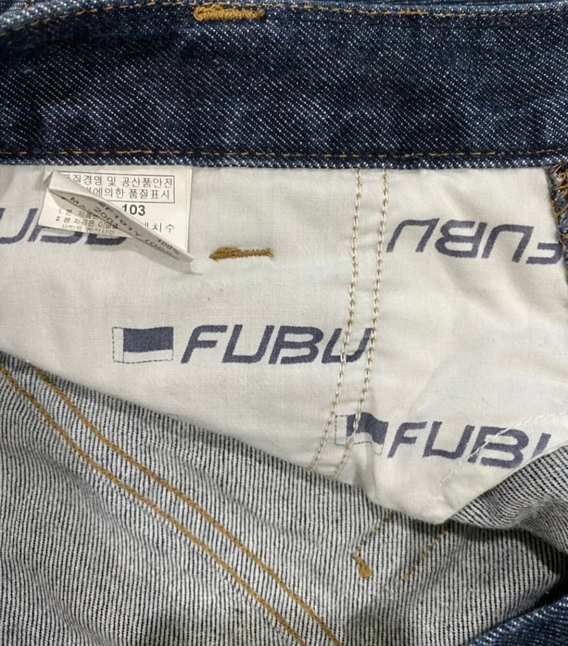 FUBU cinca 데님 34-36 상품이미지6