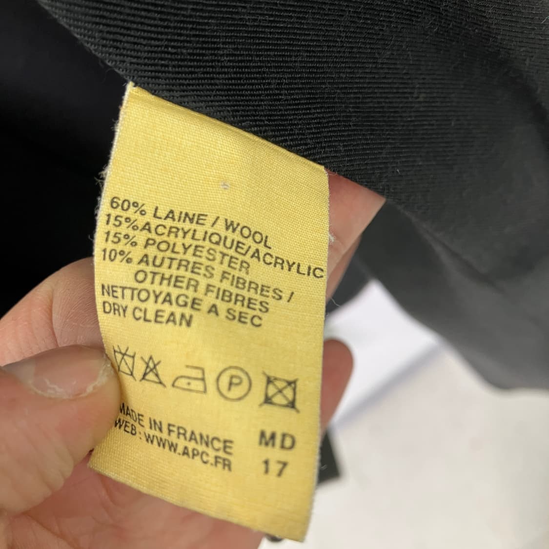 아페쎄 그레이 롱코트 M 상품이미지7