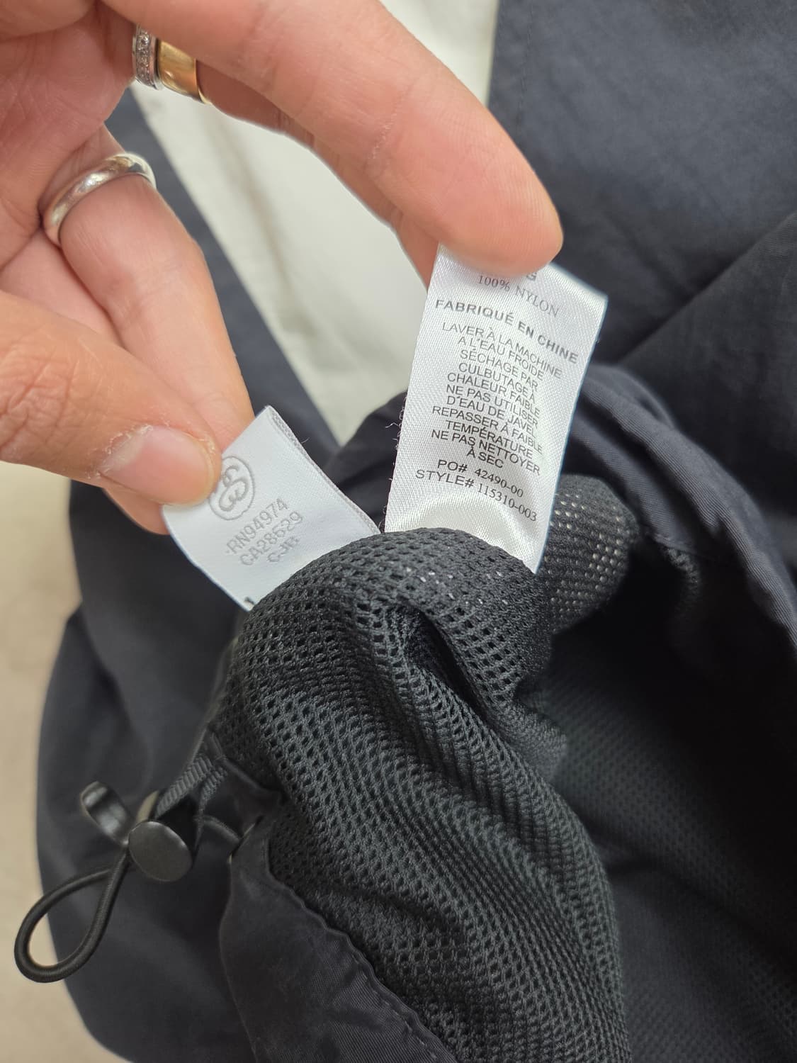 스투시 아노락 후드 xl 상품이미지4